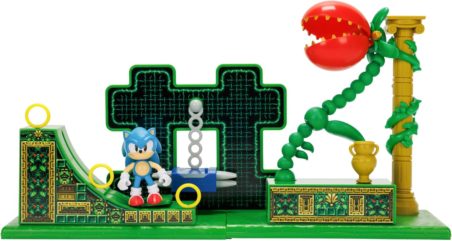 Sonic the Hedgehog Stardust Speedway Zone Playset with 2.5" Sonic Action Figure image number 6