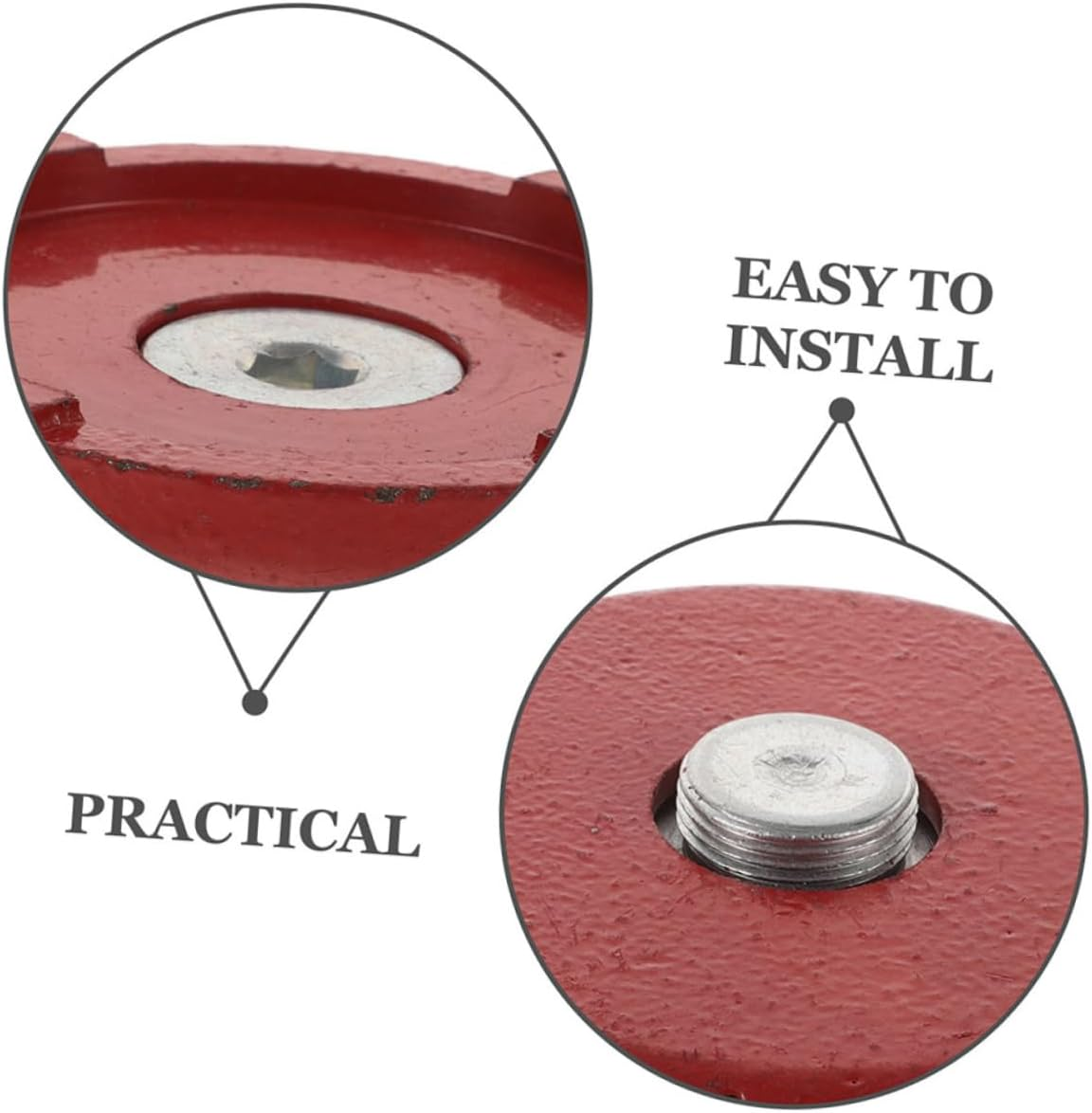 PENIKOKO 2Pcs Heavy Duty Jack Block Wheel Chock Stabilizer Pads for Rvs Trailers Durable Dual Pump Design for Efficient Lifting Stability for Automotive Maintenance image number 1