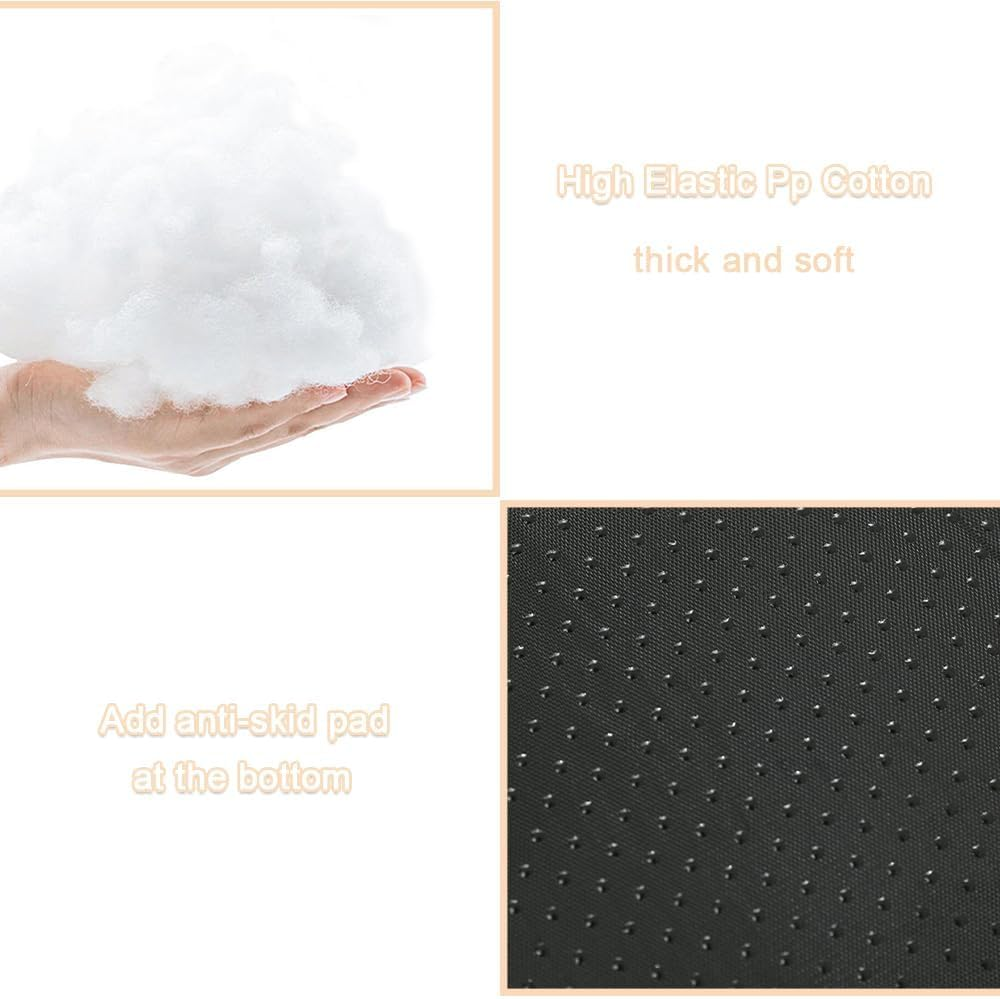 21 Inch Pet Bed, Washable and Non-Skid Cat Dog Bed, Soft Plush Warm Winter Puppy Bed for Small and Medium Dog Puppy Kitten Kitty Sleeping, Fits up to 20 Lbs image number 1