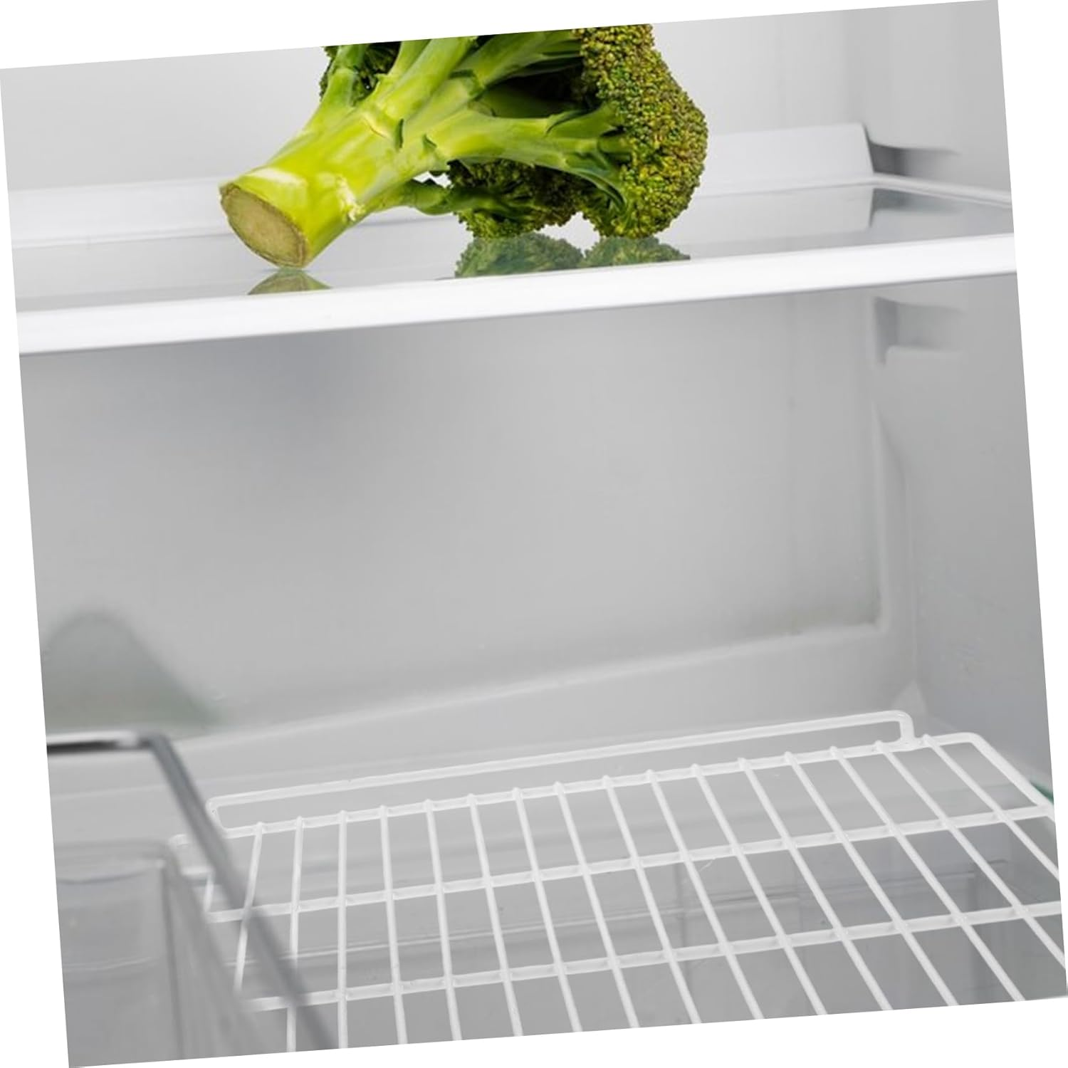 Commercial Freezer Refrigerator Iron Wire Divider with Mesh Design for Organizing Storage Space, White Shelf Partition 43.5X30CM image number 5