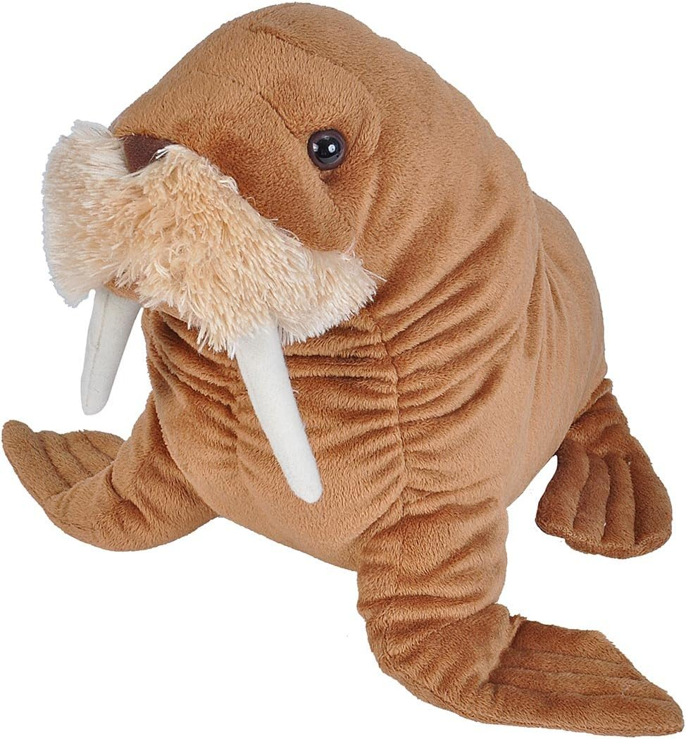 Wild Republic Walrus Plush, Stuffed Animal, Plush Toy, Gifts for Kids, Cuddlekins 12 Inches image number 4