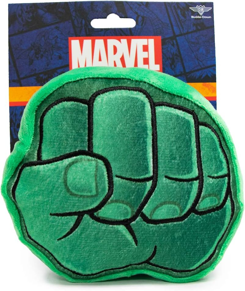 Dog Toy Plush Hulk Fist Greens, Pet Toys image number 2