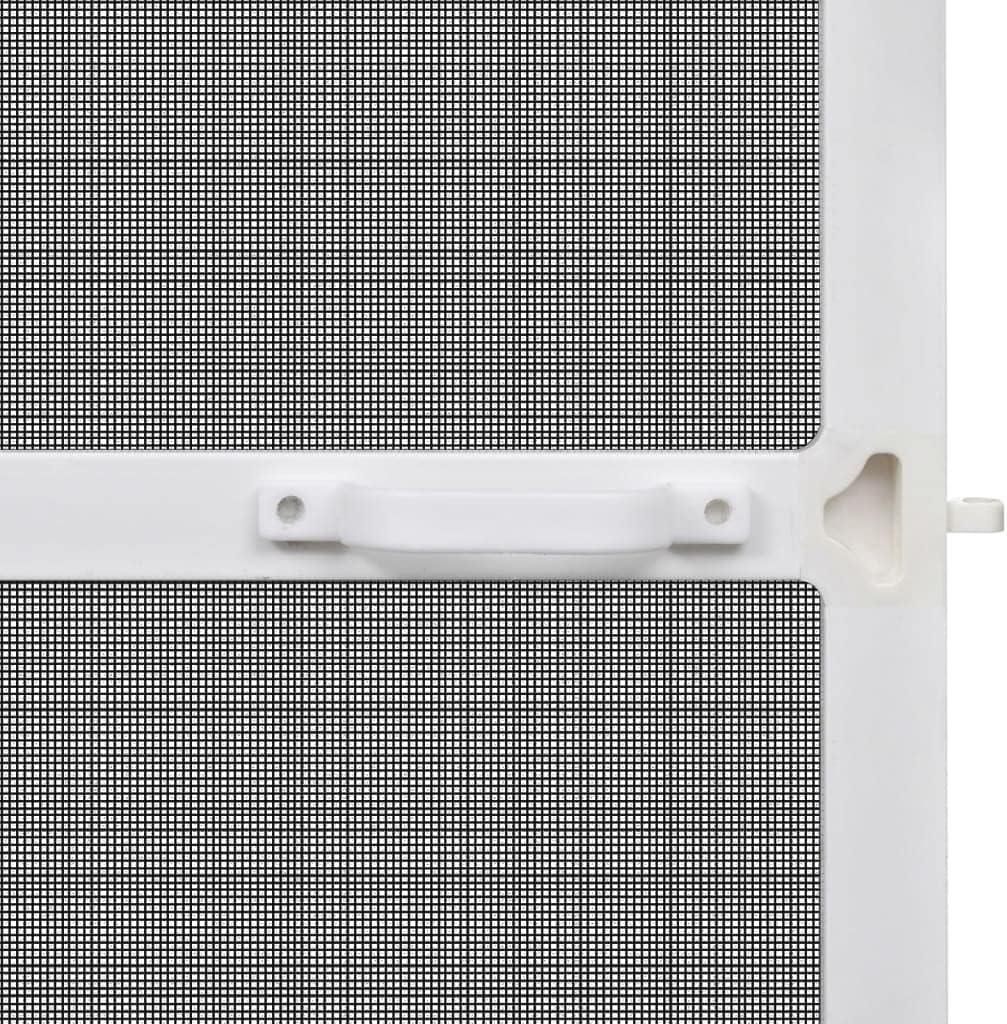 Vidaxl Hinged Insect Screen for Doors White 100X215Cm Fly Mesh Guard Curtain