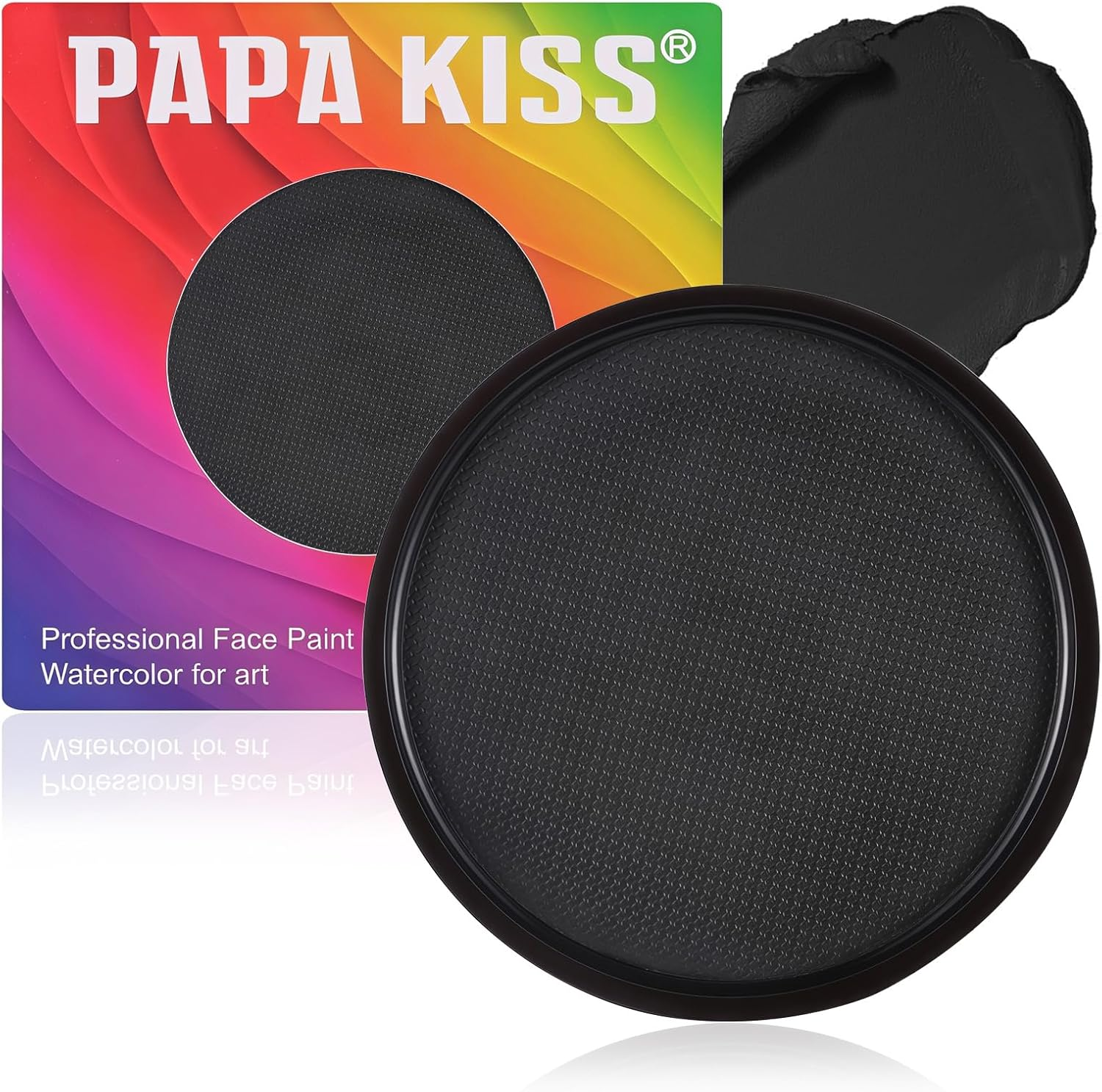 YBUETE White Face Body Painting,Water-Based Face Face Paints Makeup Palette for Adults Party,Professional Non Toxic Painting for Halloween SFX Skeleton Vampire Joker Zombie Goth Cosplay Makeup