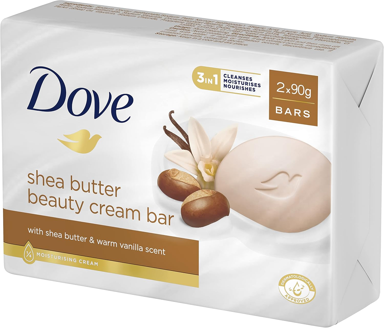 Dove Shea Butter Beauty Cream Bar 2 X 90 G (Pack of 2) image number 5