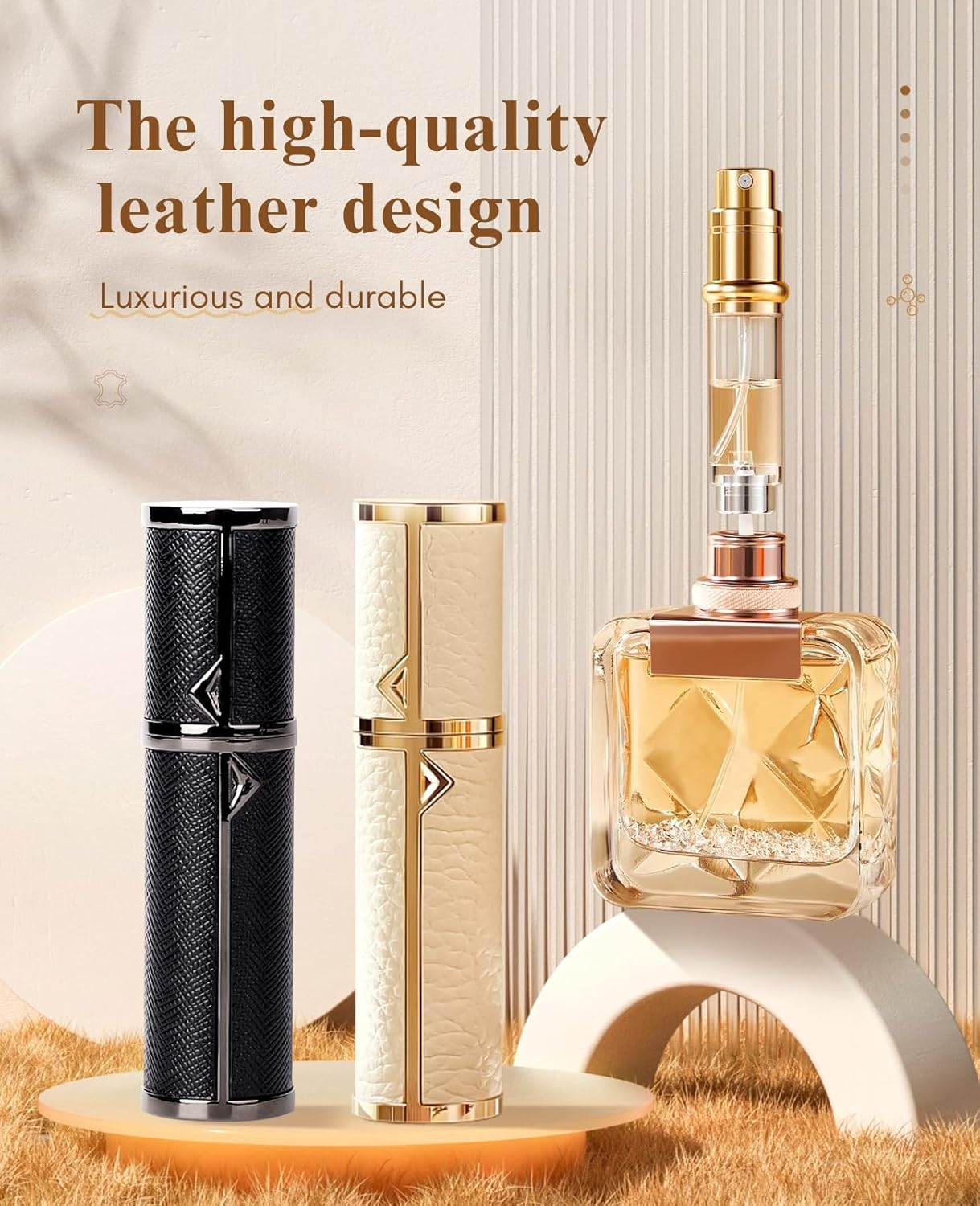 Perfume Atomizer Refillable,Empty Portable Cologne Dispenser,Mini Aftershave Sprayer for Men and Women 5ML (Pink) - Custom Made, X-Flash image number 7