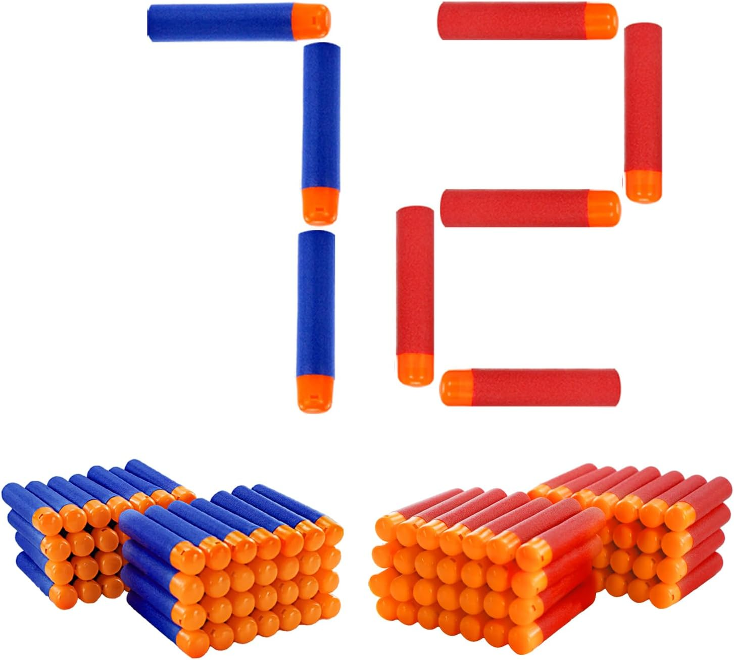 EKIND 9.5Cm Foam Darts Compatible for Nerf Elite Mega Series