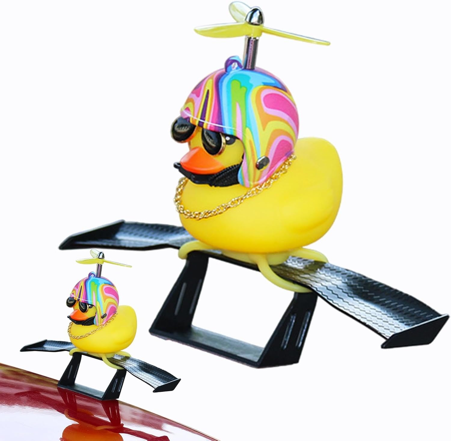Duck Car Decoration,Rear Wing Decoration | Car Cool Decoration, Yellow Duck Decoration, Car Tail Duck Decoration, Small Car Exterior Decoration image number 3