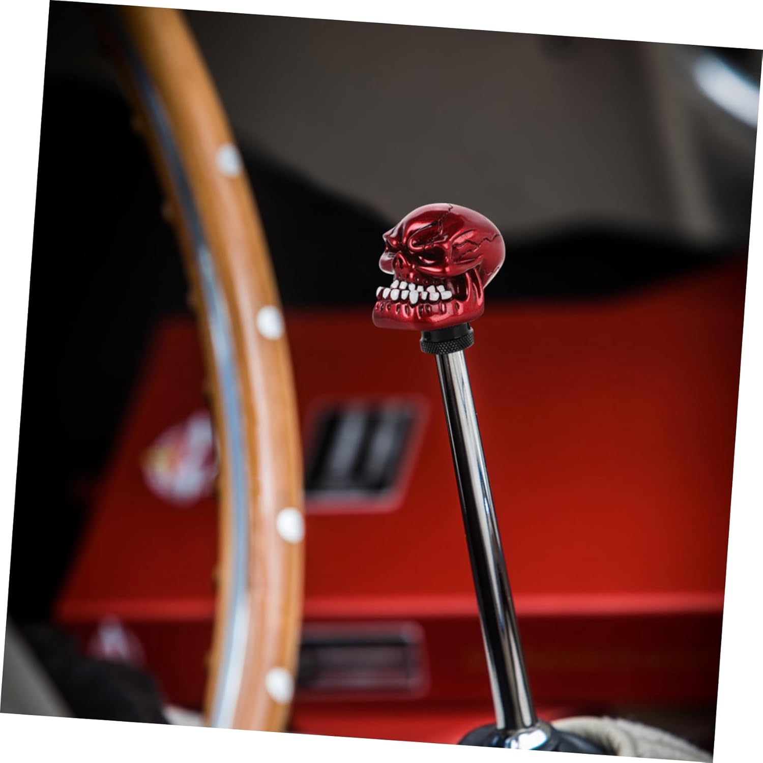 Gogogmee Skull Gear Shift Knob Unique Resin Shift Knob for Manual Car Automotive Accessory image number 4