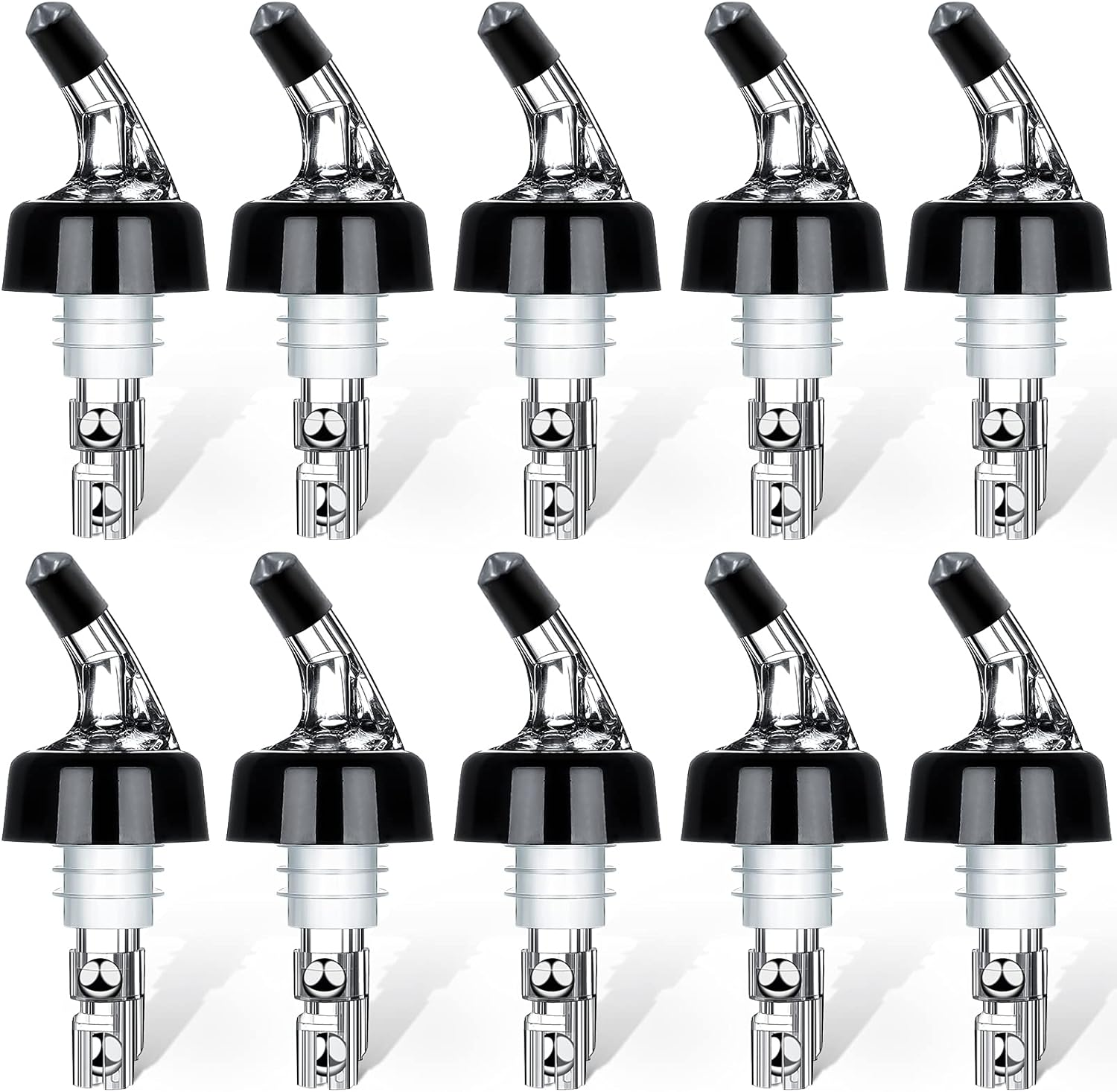 Automatic Measured Bottle Pourer - Quick Shot Spirit Measure Pourer Drinks Wine Cocktail Dispenser Home Bar Tools - 1Oz/30Ml (24 Pack)
