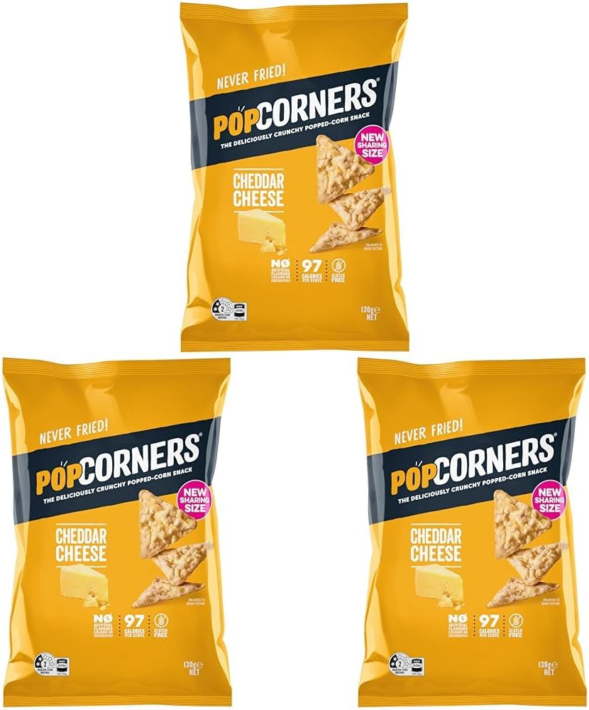 Popcorners Cheddar Cheese 130G image number 1