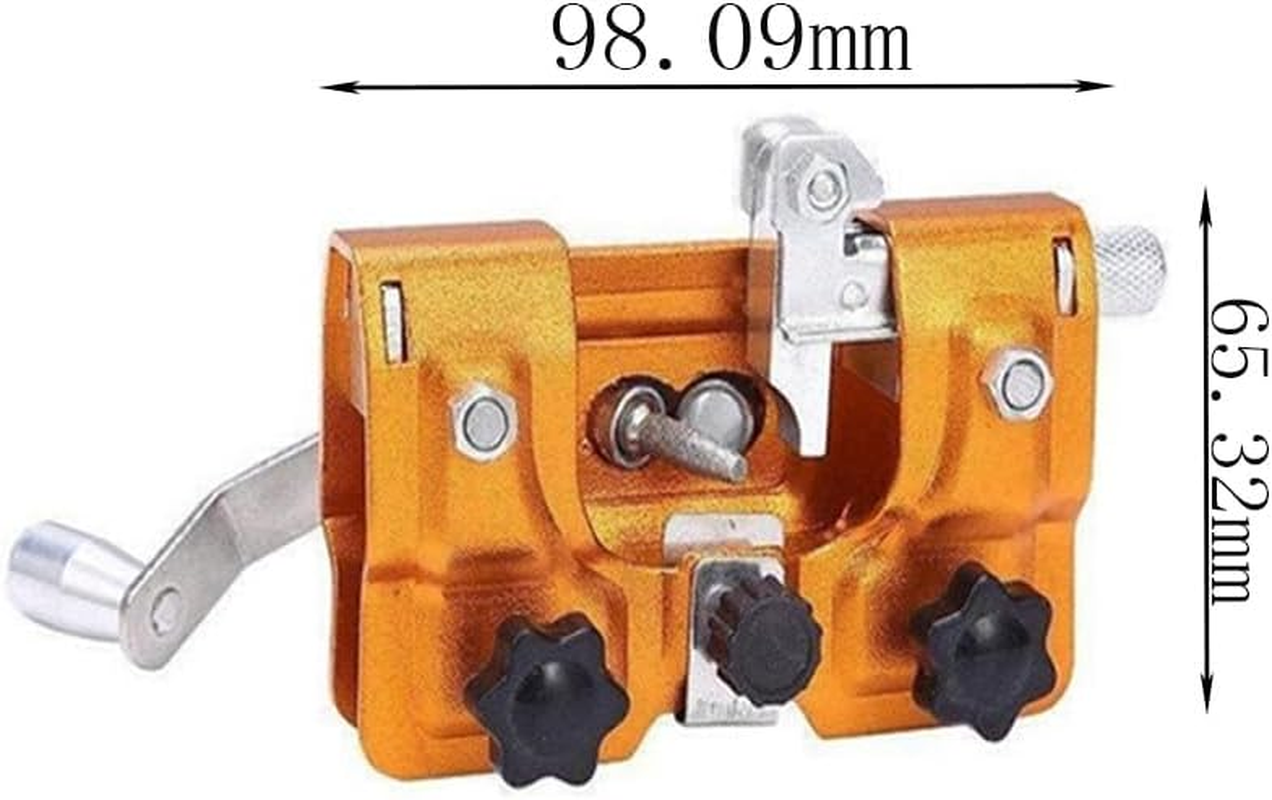 Chainsaw Sharpener, Portable Chainsaw Sharpening Jig Kit, Chainsaw Vise and Hand-Cranked Chainsaw Sharpening Jig Kit for Lumberjack, Landscaper, Maintenance Worker Loopunk image number 3
