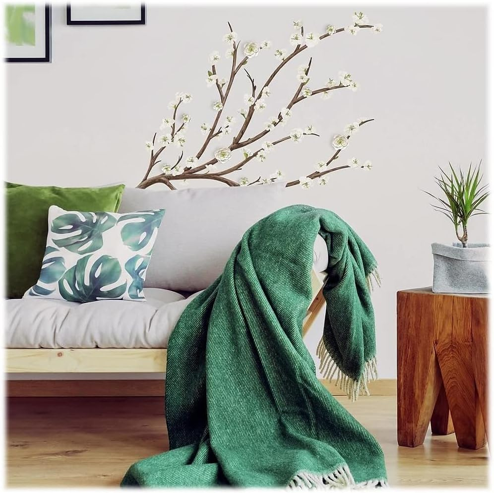 Roommates White Blossom Branch Giant Wall Decal with 3D Embellishments, Multicolour image number 3