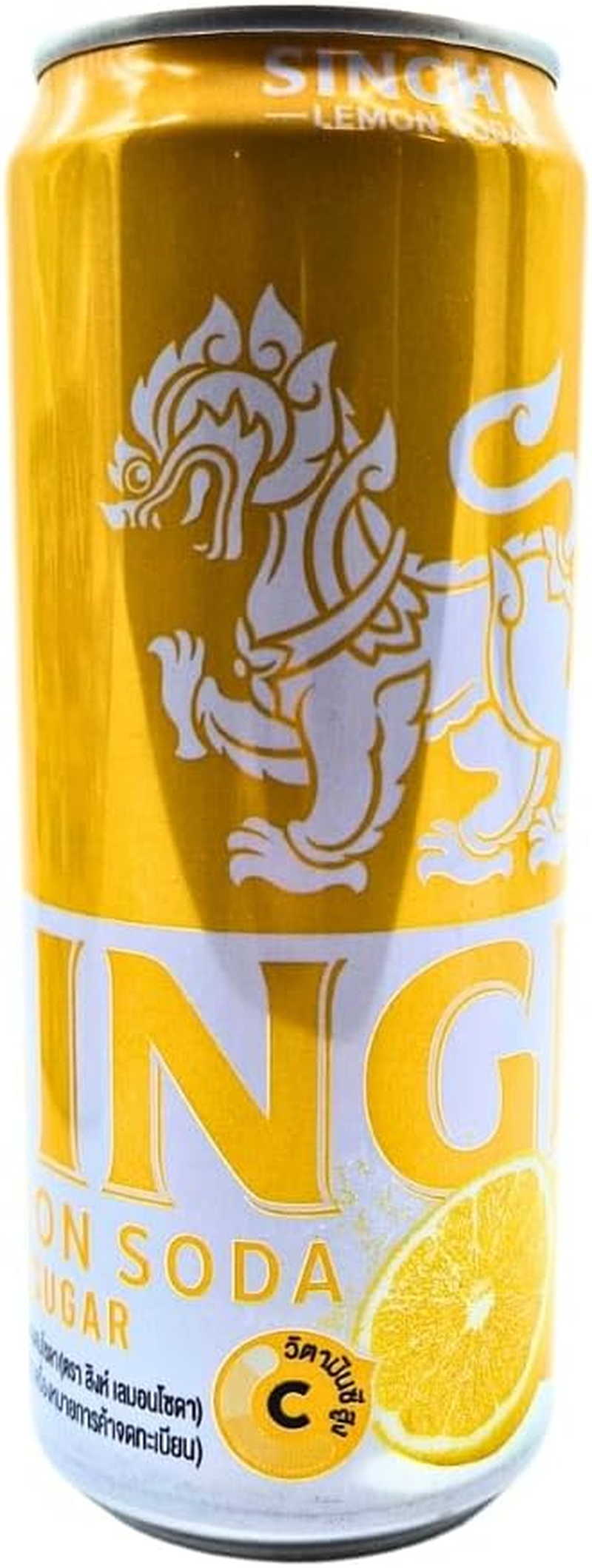 Singha Lemon Soda Drink 330Ml image number 1