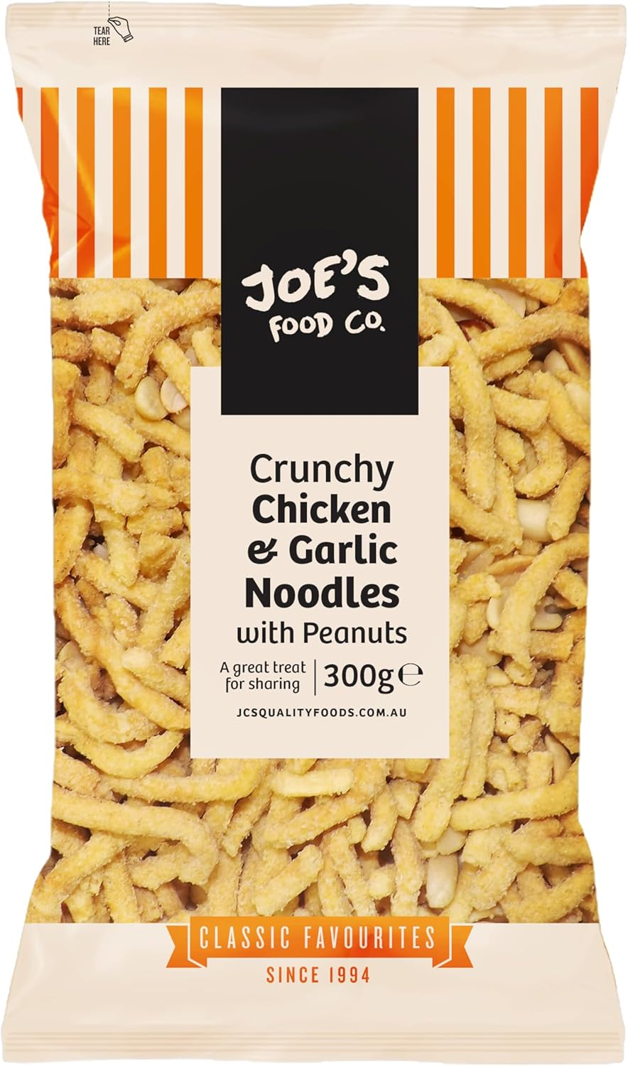 Joe'S Food Co. Crunchy Chicken Garlic Noodle 300G image number 1