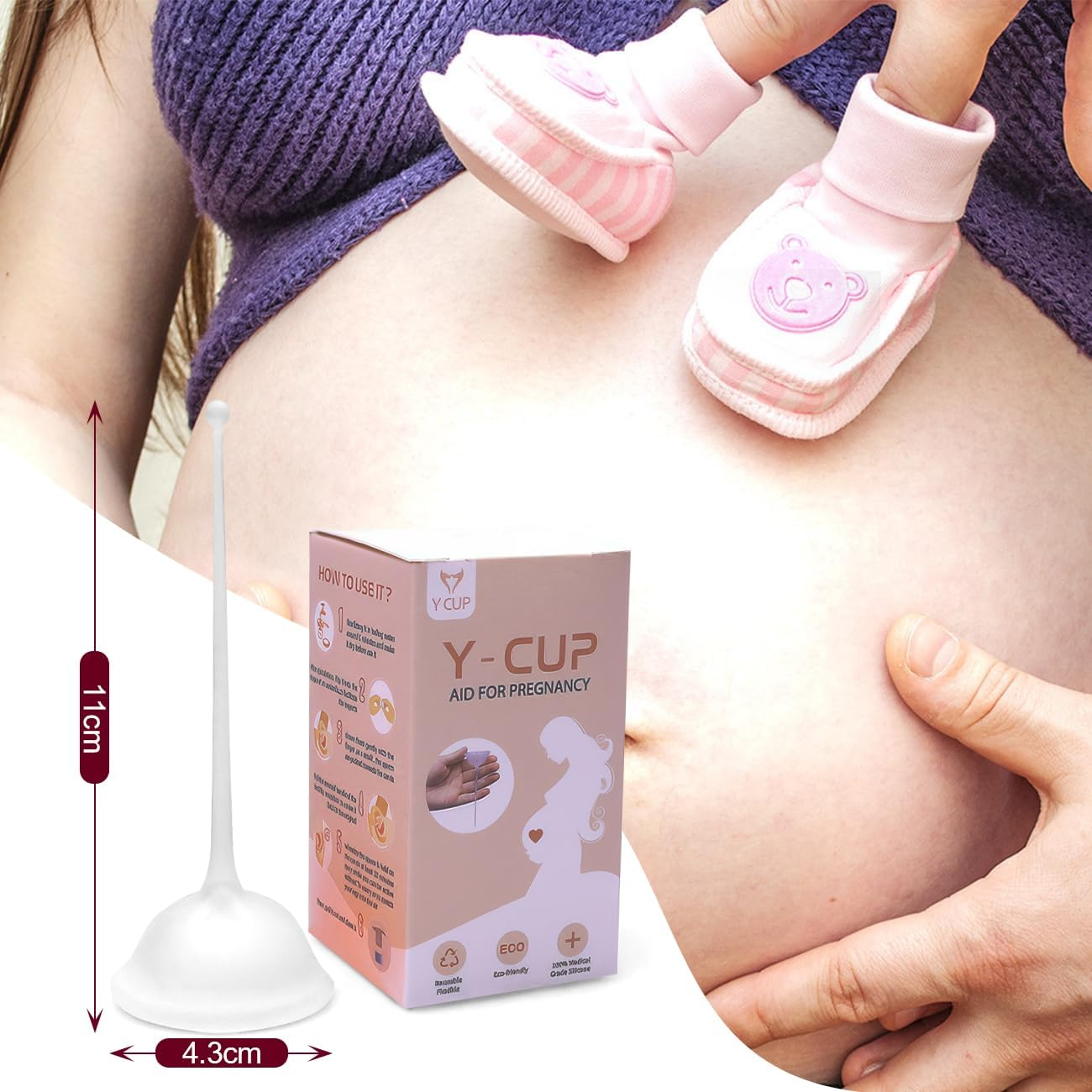 Cervix Sperm Cup,Transparent Color
