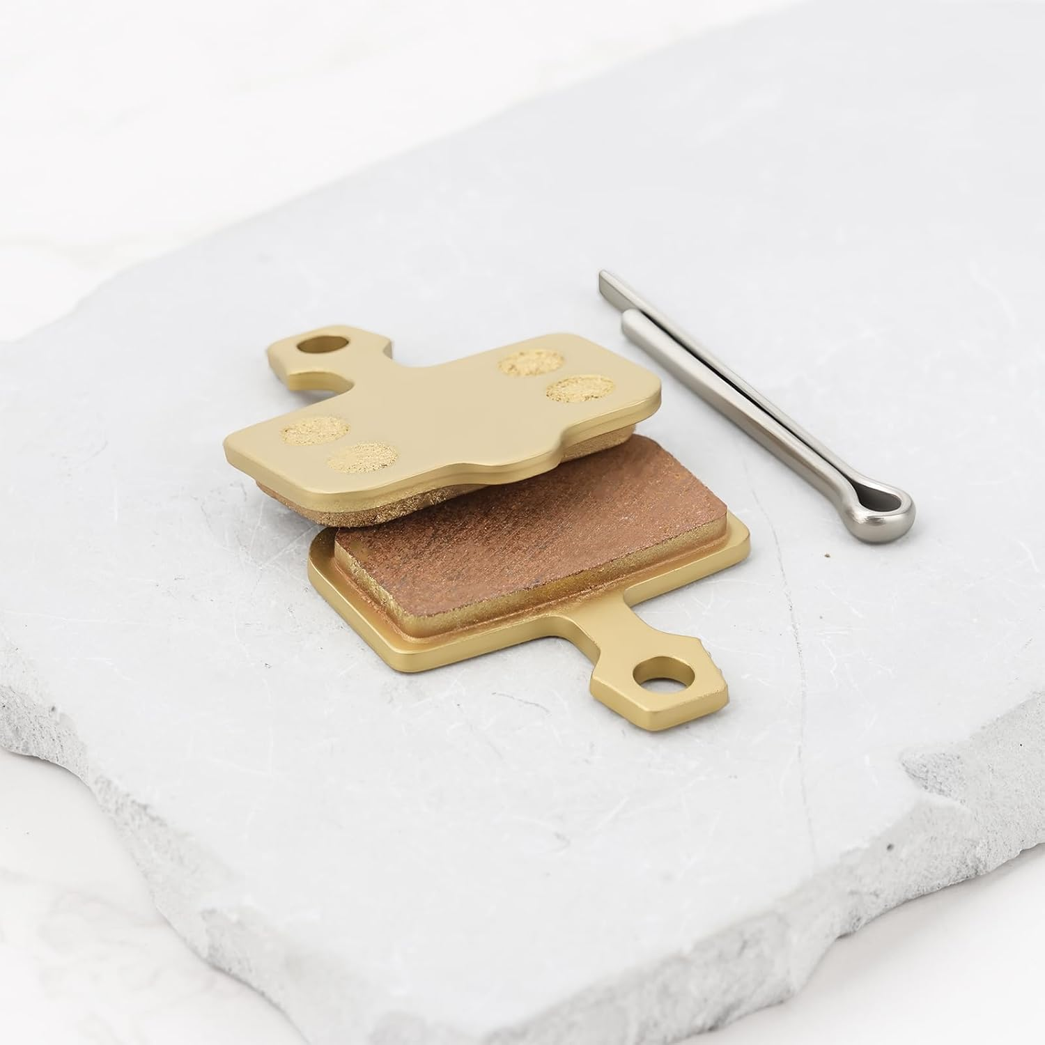 2 Pairs Electric Scooters Metallic Brake Pads 17X30Mm Compatible with Nutt image number 5