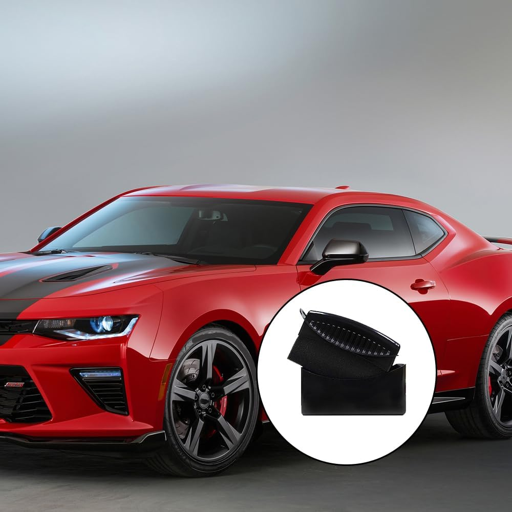 2 Pcs Tire Shine Applicators, Reusable Tire Dressing Applicator Pads with Ergonomic Rectangular Case, Auto Detailing Wheel Cleaner Tire Sponge Brush for Car Cleaning Supplies (Black) image number 5