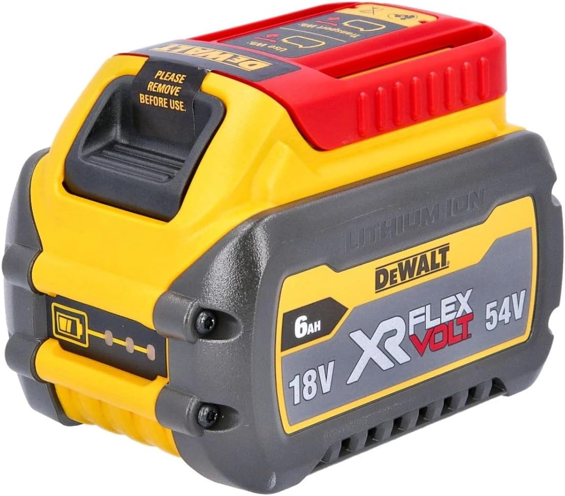 Dewalt 54V Battery 6Ah, Yellow/Black, DCB546-XJ image number 4