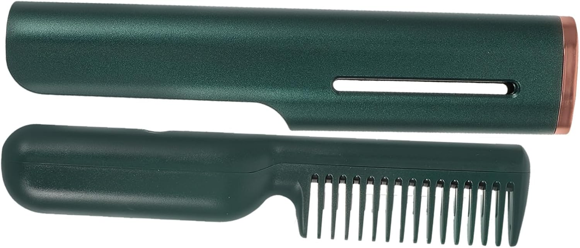 DECHOUS Hair Straightening Comb with Quick Heat for Home and Travel Suitable for All Hair Types Including Curly and Thick Compact USB Rechargeable Styling Brush for Smooth Silky Finish image number 5