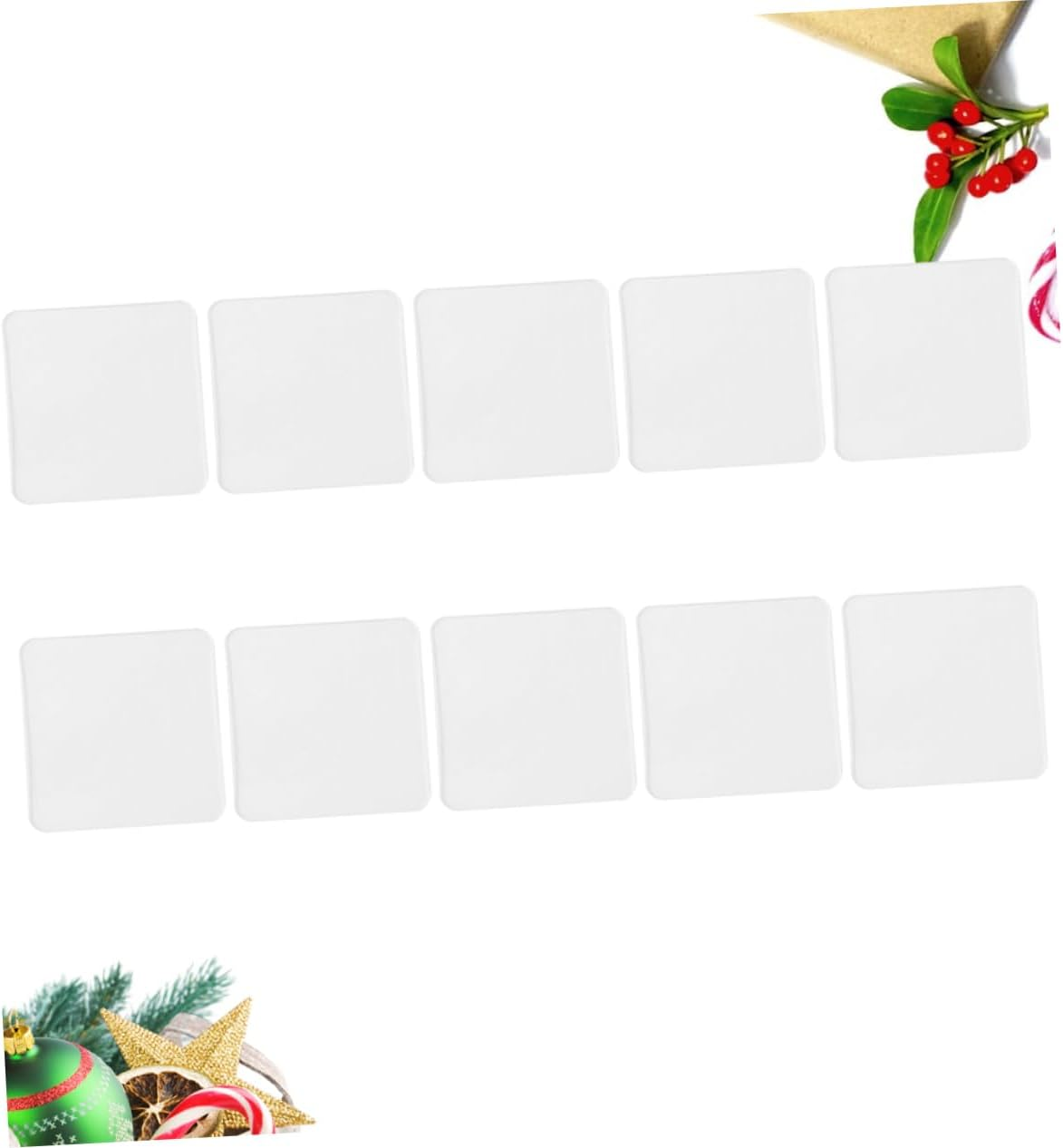 COHEALI 20Pcs Nano Adhesive Sticker Tape Double-Sided Strong Tape for Decals Multifunctional Washable Non-Residue for Home Office image number 6