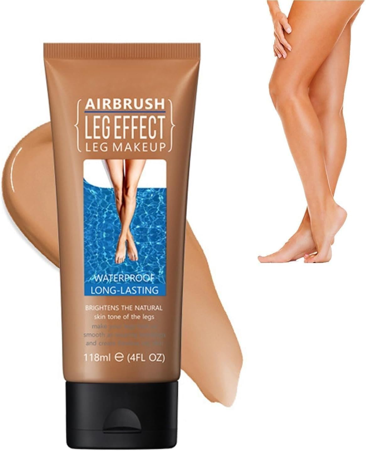 Leg Makeup Waterproof No Transfer,Three-Color Waterproof Non-Slip Foundation for Legs,Long Lasting Body Foundation,Leg and Body Scar Cover up Makeup