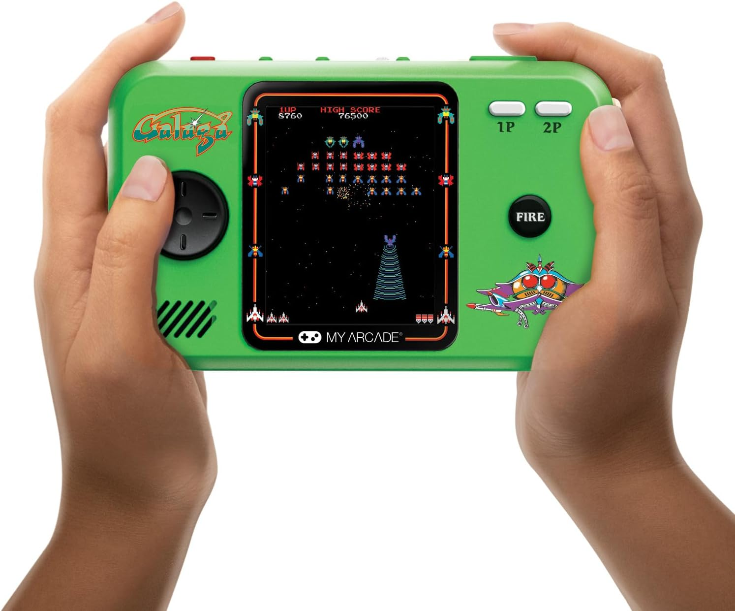 My Arcade DGUNL-4199 Galaga/Galaxian Pocket Player Pro Handheld Portable Gaming System (2 Games in 1) image number 1
