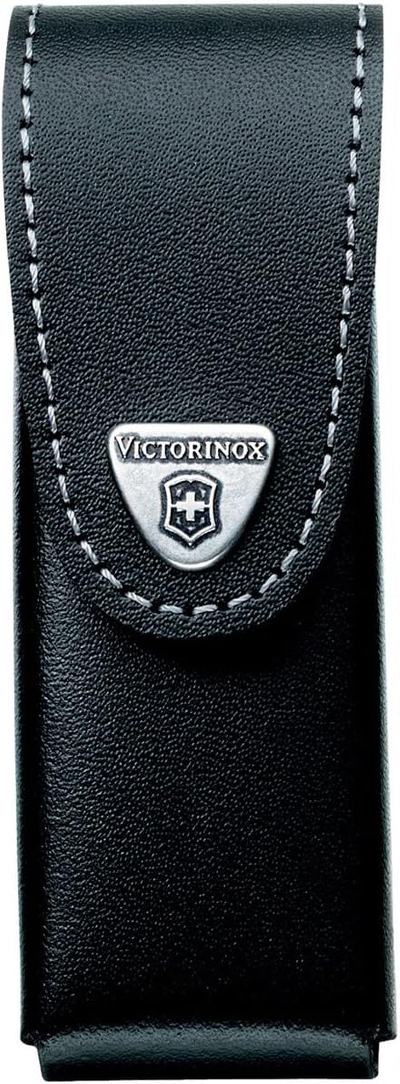 Victorinox Leather Belt Pouch 4-6 Layers, 11.1 Cm Size, Black