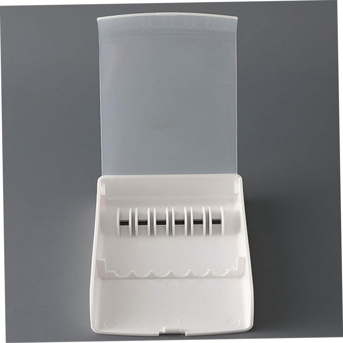 Water Flosser Tips Storage Case, 5.3Inch Clear Irrigator Replacement Nozzle Organizer (No Tips Included) image number 2