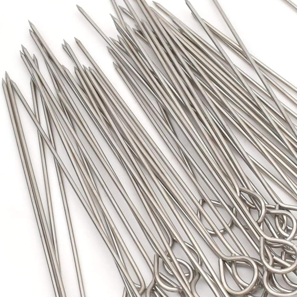 12PCS Metal BBQ Skewers - Reusable Grill Kebab Sticks, 20Cm Stainless Steel Barbecue Skewers for Grilling, Rotisserie, and Kabobs image number 4