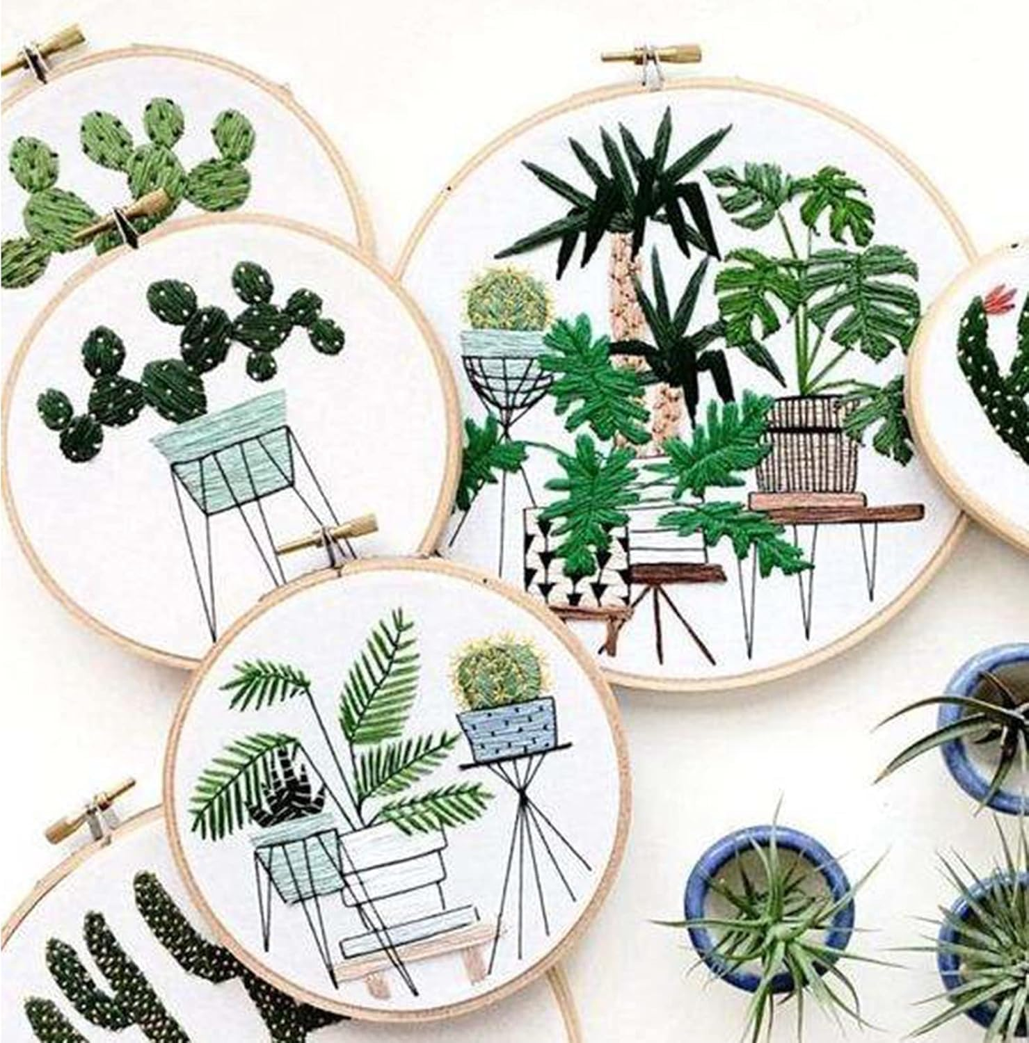 Aida Cloth 14 Count Cross Stitch Fabric White 1.5M X 1M for Craft Embroidery, 14CT White 59Inch X 39Inch image number 4