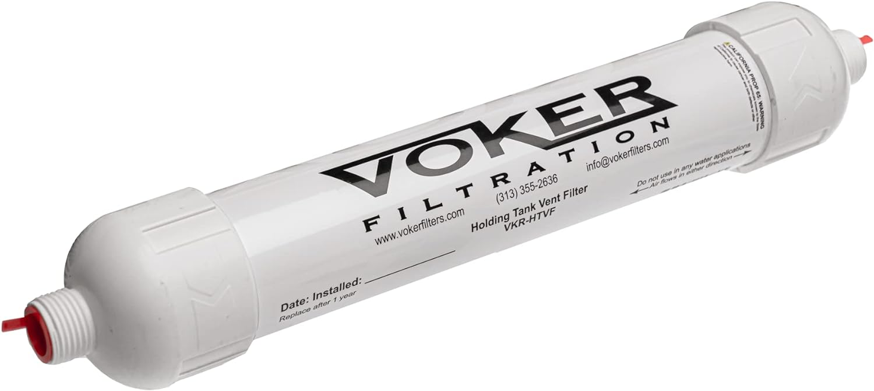 Voker Holding Tank Vent Filter (5/8") - Made in the USA - Direct Replacement for Sealand/Sanigard/Dometic OEM Filters (5/8") image number 3