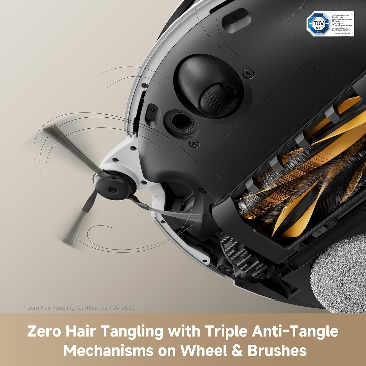 MOVA V50 Ultra Auto-Empty Robot Vacuum and Mop Features 24,000Pa Suction Power, Thermo Mopping with Duosolution System, Flexirise Navigation & Stepmaster System. image number 3