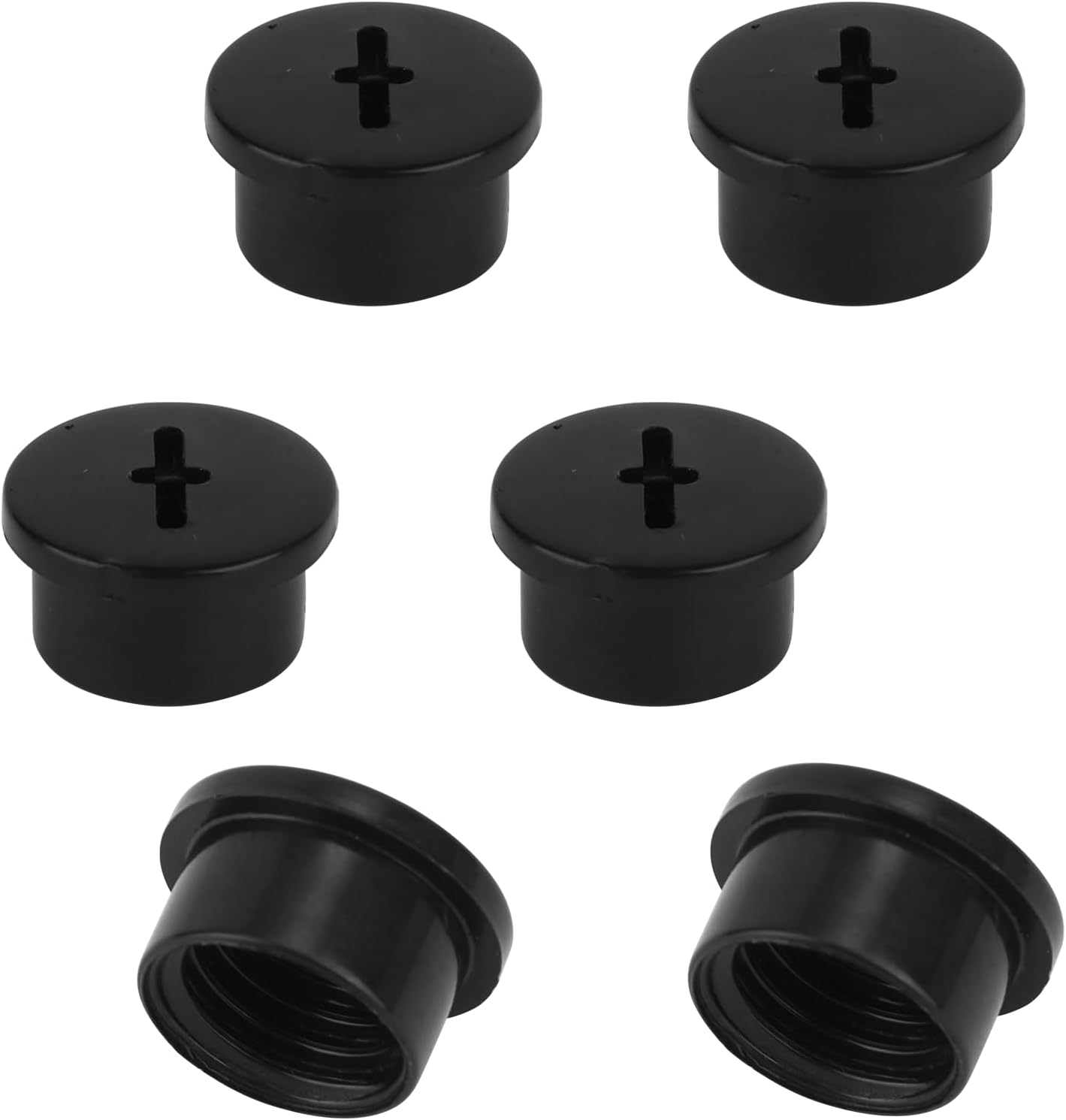 Bladder Valve Screws for Riddell Speedflex & Speed Lcon, Plastic Football Helmet Bladder Valve Screws Practical Valve Caps for Rugby Helmets for Adult and Youth(Black) image number 3