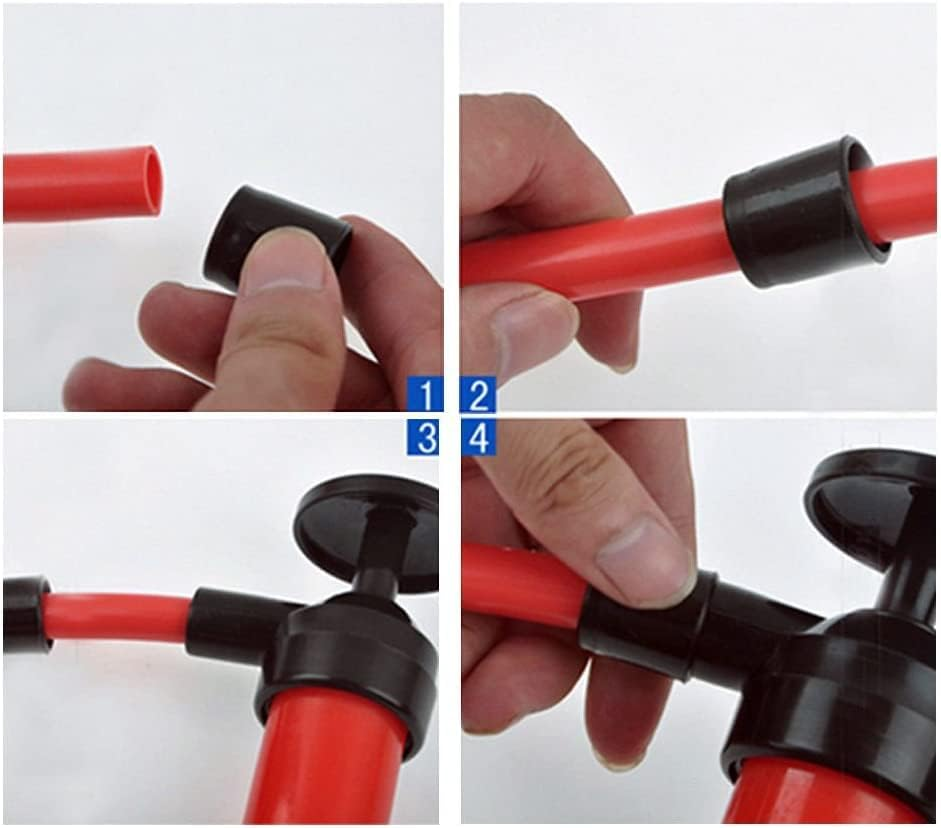 Siphon Hand Pump Manual Liquid Transfer Tool Plastic Tube 5L/Min Flow for Petrol Diesel Oil Water Air Fluid Camping Outdoor Car Boat image number 2