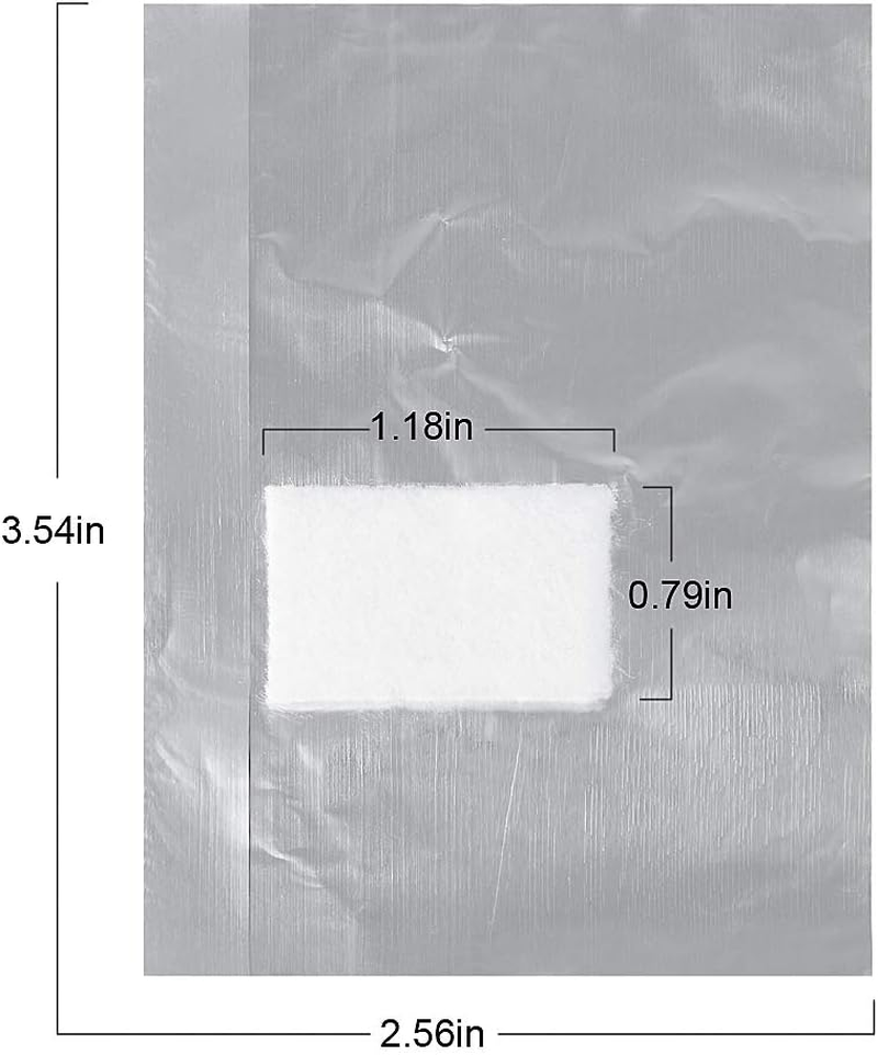 SWKJ 100 Pcs Foil Nail Wraps, Nail Foils for Gel Nails, Nail Foil Aluminium Wraps Remover, Gel Polish Remover for Manicure, Nail Art Soak off Foils for Nail Polishing Removing image number 5