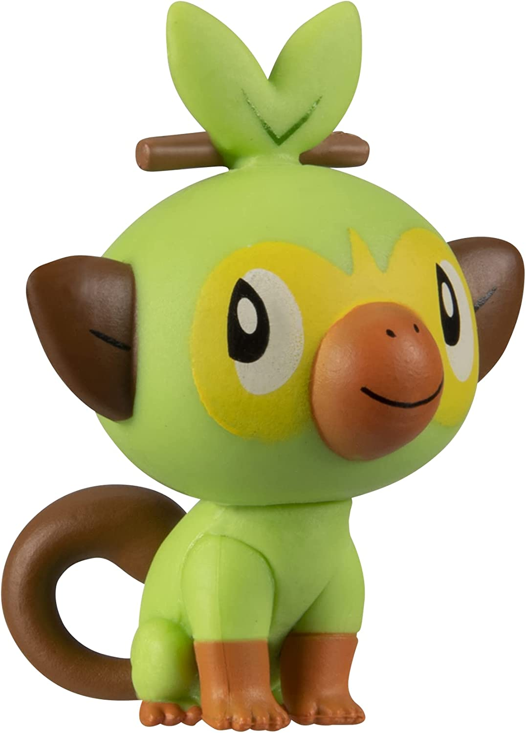 Pok&eacute;mon Battle Figure, Grass-Type Theme with 3 Pack Ludicolo, Ivysaur, Grookey - 4.5-Inch Ludicolo Figure, 3-Inch Ivysaur Figure, 2-Inch Grookey - Toys for Kids Fans, PKW2551 image number 1