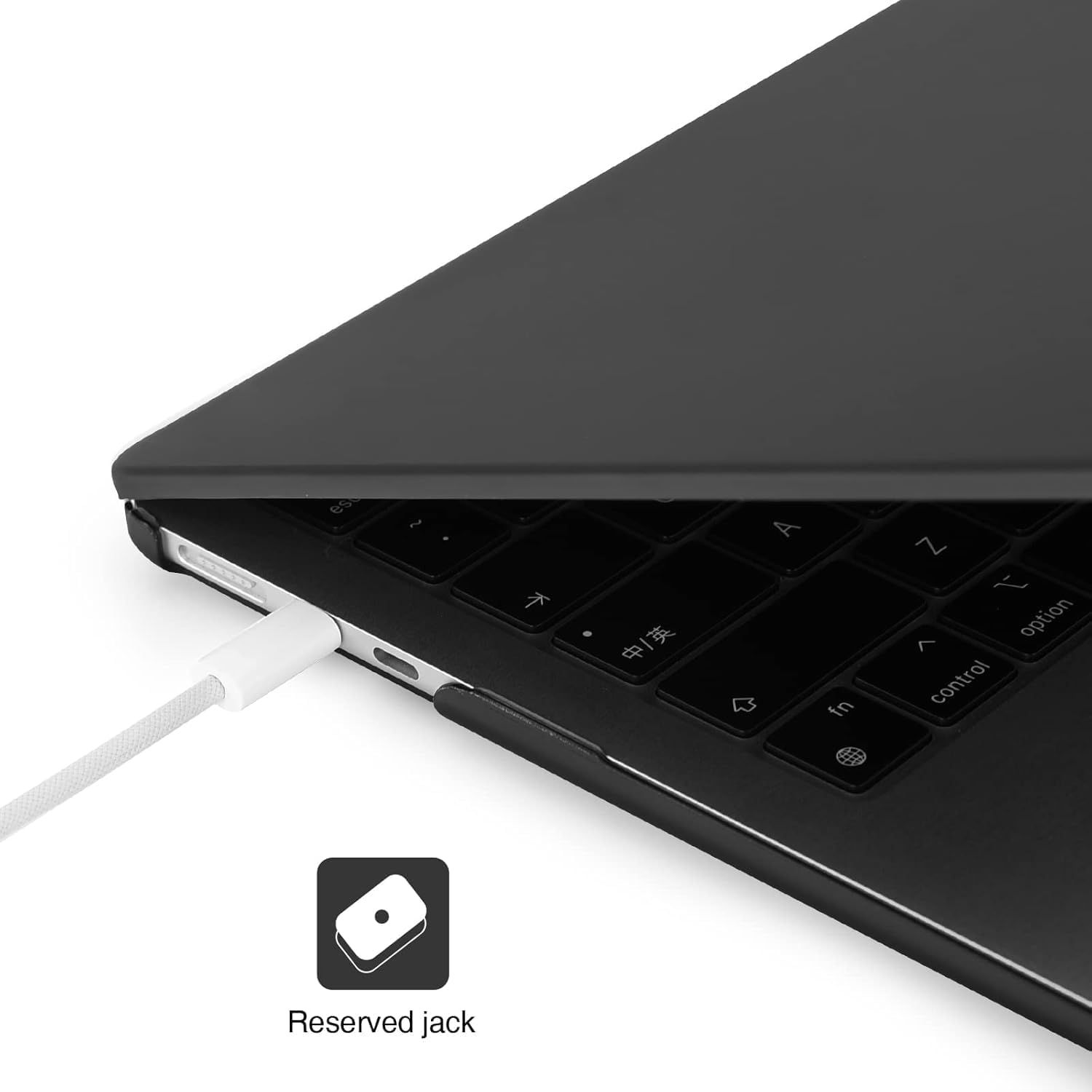 Eoocoo Compatible with Macbook Air 15 Inch Case 2025 2024 2023 M4 M3 A3241 A3114 M2 A2941 Liquid Retina Display, Plastic Hard Shell Case + Keyboard Cover + Screen Protector, Black image number 1