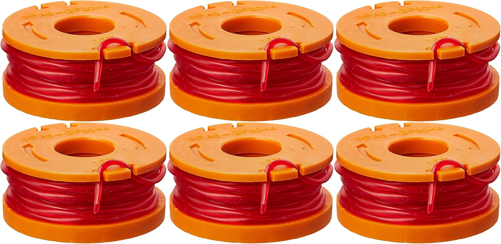 Worx WA0010 (6) Replacement Trimmer Line for Select Cordless String Trimmers