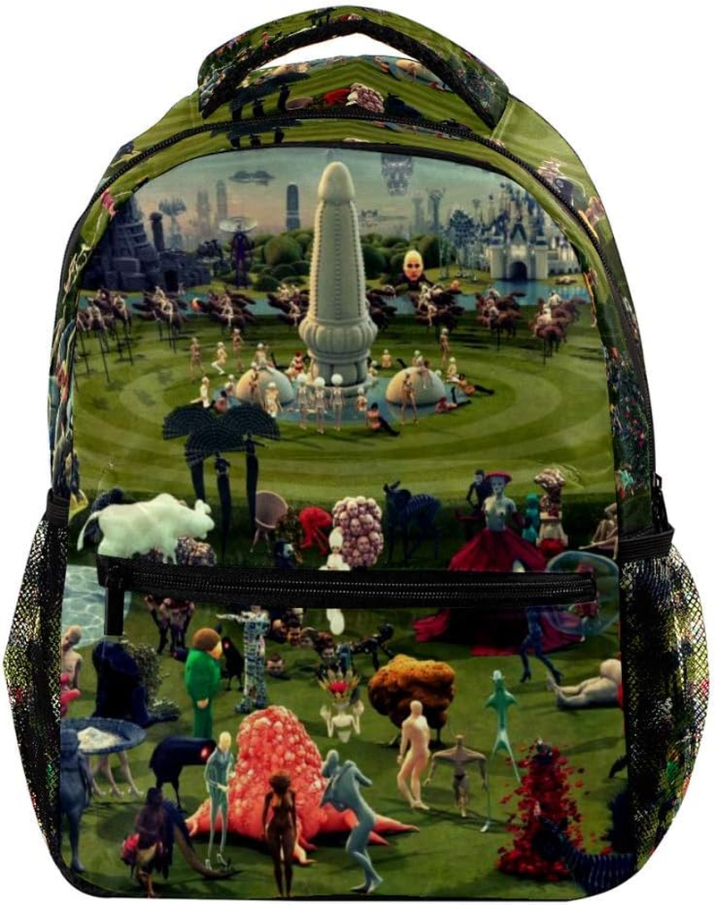 The Scream Backpack Casual Sports Daypack Travel School Bag with Multiple Pockets for Men Women College