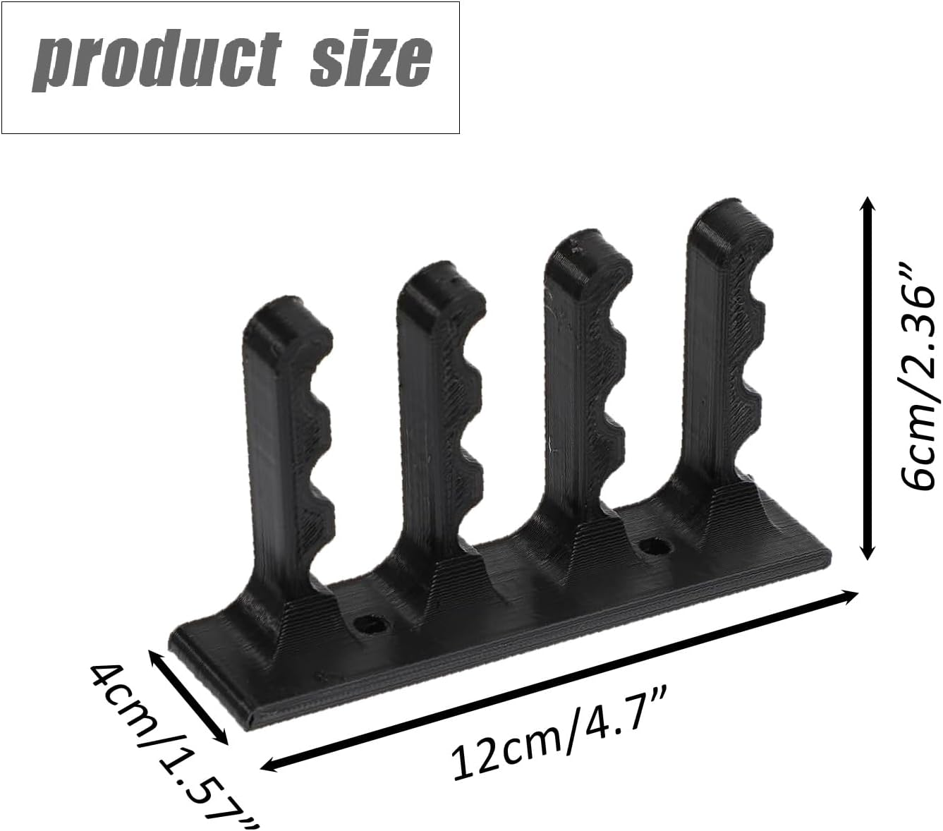 2Pcs Arrow Wall Hanging Bracket Wall Mounted Arrow Rack Arrow Support Collection Display Rack Bow Arrow Hanger Can Store 12 Arrows with Built in Adhesive Arrow Support Storage Rack image number 3