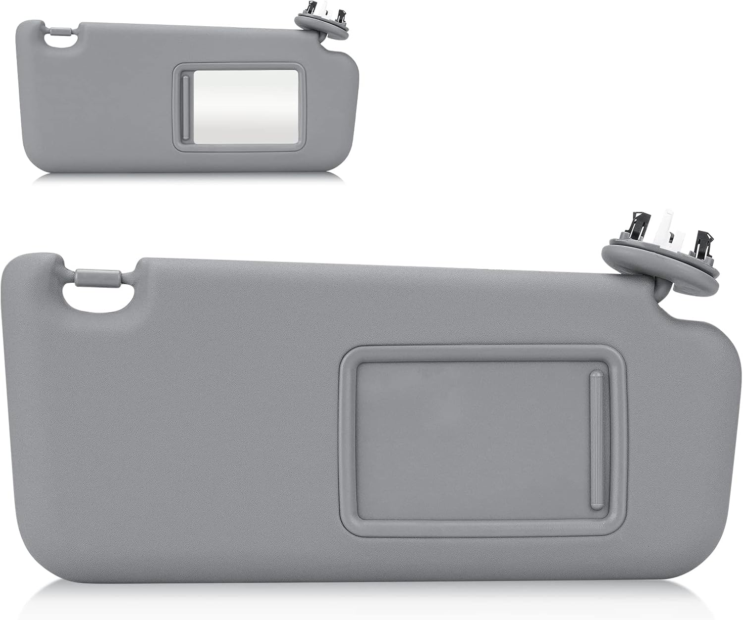Right Passenger Side Sun Visor for Toyota RAV4 2006 2007 2008 2009 2010 2011 2012 2013, Replace for 74310-42452-B2, Grey Right Side Sun Visor with Light image number 4