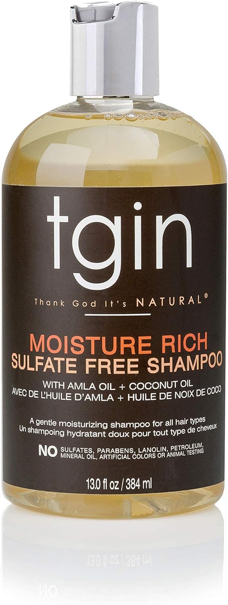 Tgin Moisture Rich Sulfate Free Shampoo for Natural Hair - Dry Hair - Curly Hair - 13 Oz image number 5