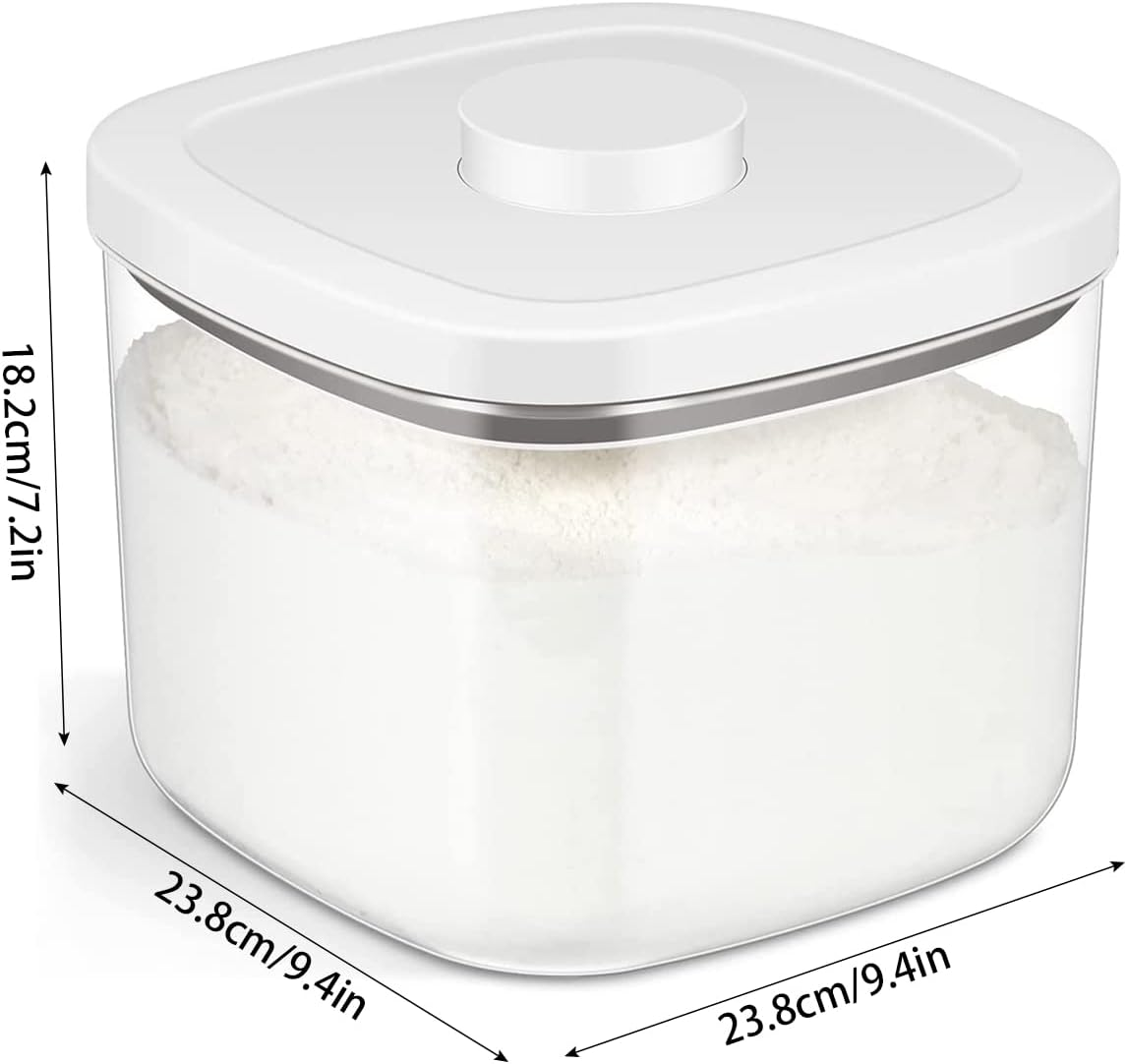 Airtight Rice Container - 5Kg Sealed Rice Storage Container Clear Rice Bucket for Kitchen Pantry Household Storage image number 6