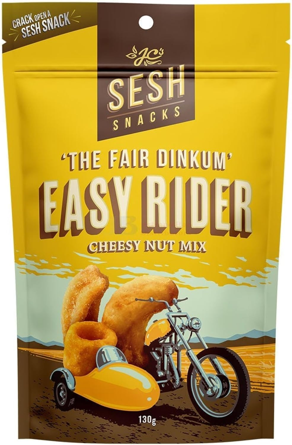 J.C.'S QUALITY FOODS Sesh Snacks Easy Rider Cheesy Nut Mix
