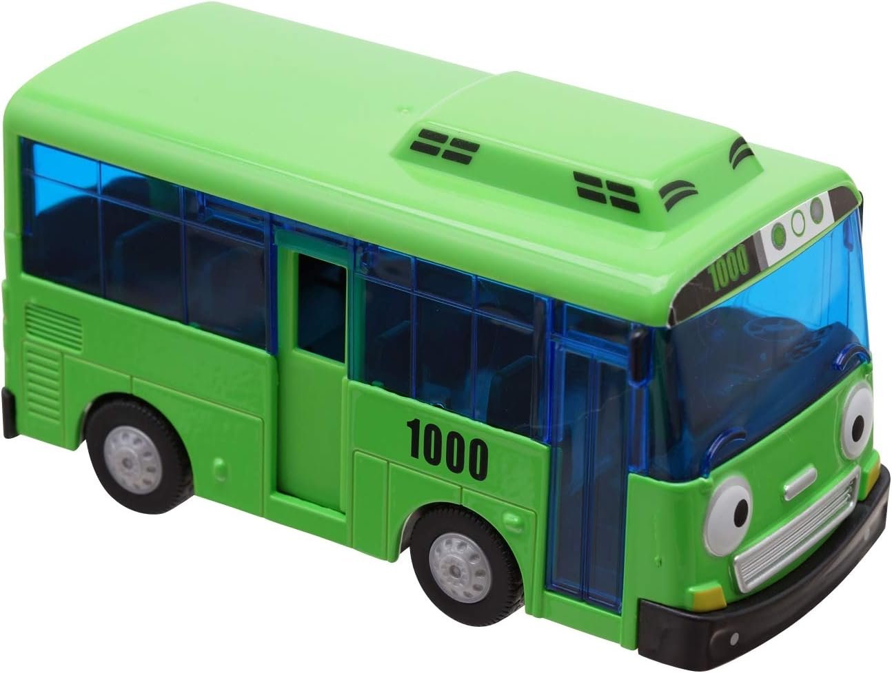 Metal Die-Casting Bus Toy - TAYO the Little Bus Push and Go Play Vehicles Toy & Games for Kids, Girls & Boys Animation Character Friends (TAYO the Blue Bus)
