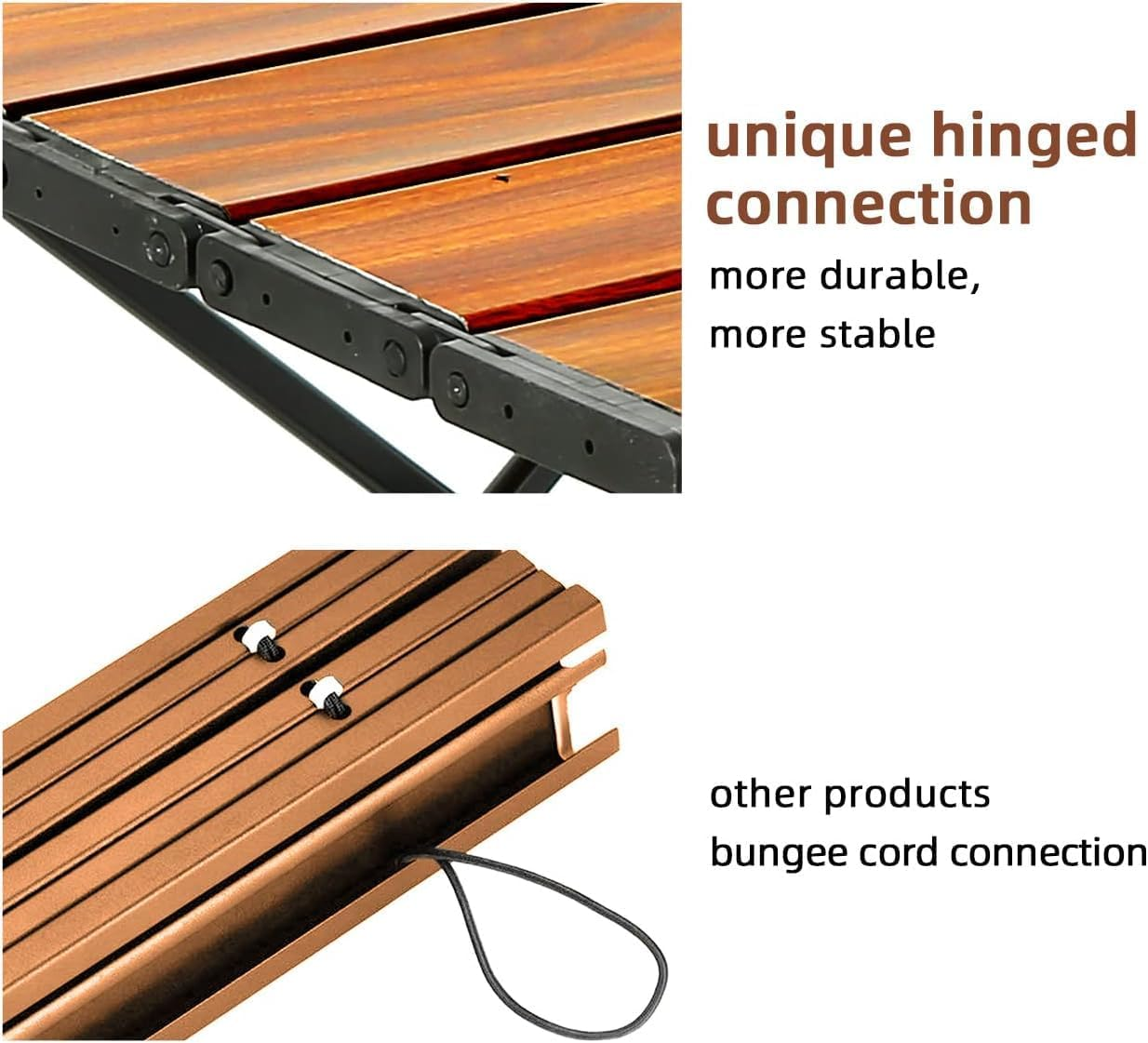 ROCK CLOUD Portable Camping Table Folding Aluminum Lightweight Camp Table Outdoor Ultralight for Camping Hiking Backpacking Fishing Picnic Beach BBQ Traveling Trekking image number 1