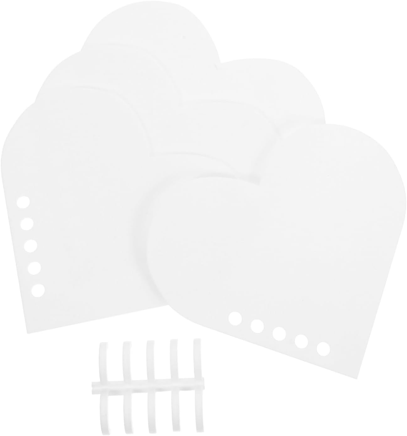 HOMSFOU Photo Album Heat Transfer Sublimation Double-Sided Blank Loose-Leaf Scrapbook for Weddings Travel Family Memories and Valentine Day Crafts image number 2