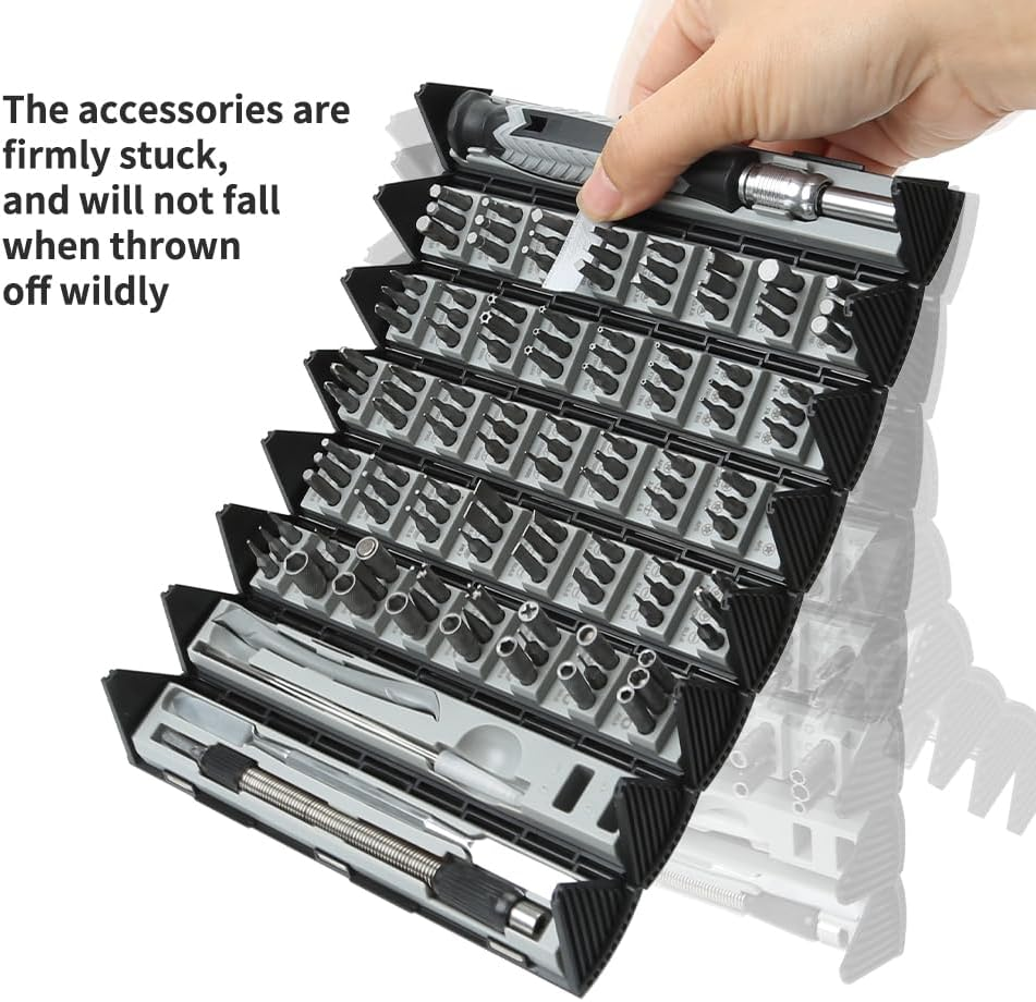 126 in 1 Precision Screwdriver Set Professional Magnetic Repair Tool Kit for Computer, Laptop, Xbox, Macbook, Game Console image number 5