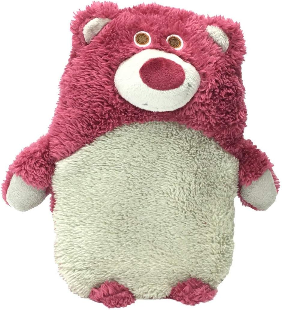 Mose Cafolo Hot Water Bottle ~ Baby Kids Hand Foot Warmer Hot Water Bag with Cute Cartoon Character Pink Strawberry Bear Plush Cover image number 2